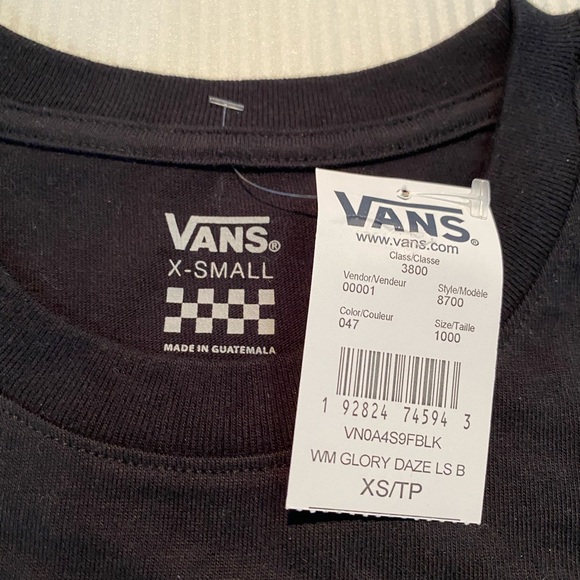 Vans Glory Daze Long Sleeve Tee T-Shirt - Picture 8 of 8